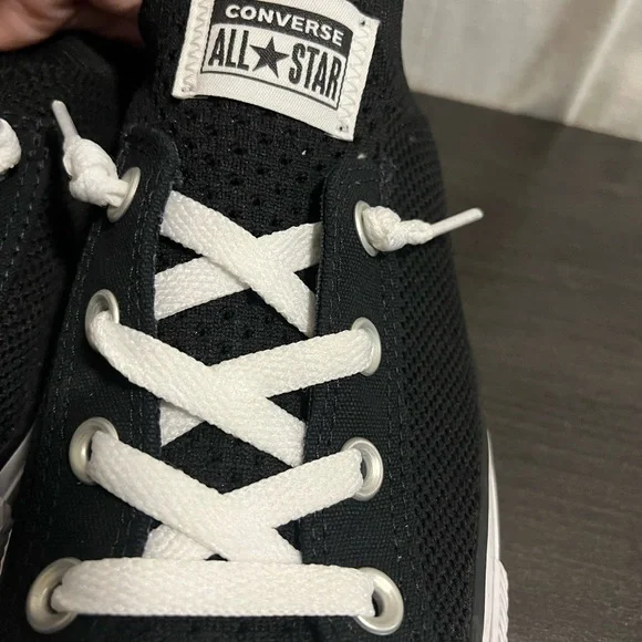 Converse Black and White Low-Top Sneakers - Picture 4 of 8